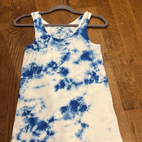 Splendid Women’s Blue and White Tank Top Size Large - Picture 1 of 4